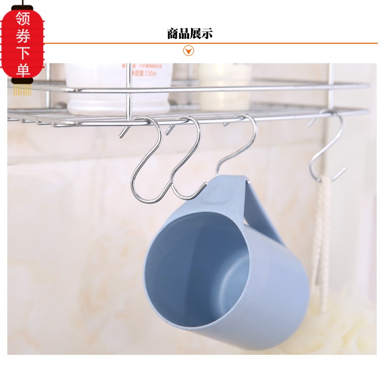 10 stainless steel S-hook multi-function hook s hooks Kitchen bathrooms are often S-shaped hook metal S hooks