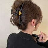 Высокая заколка-крабик, акула, заколка для волос, акриловые большие шпильки для волос, аксессуар для волос, простой и элегантный дизайн, изысканный стиль