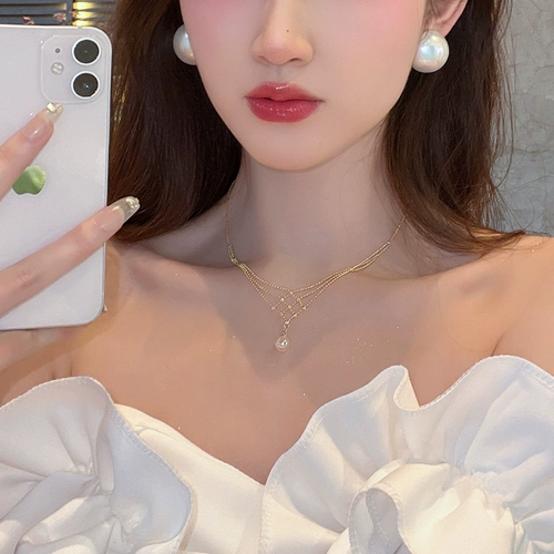 Ретро большие брендовые серьги из жемчуга, серебро 925 пробы, изысканный стиль