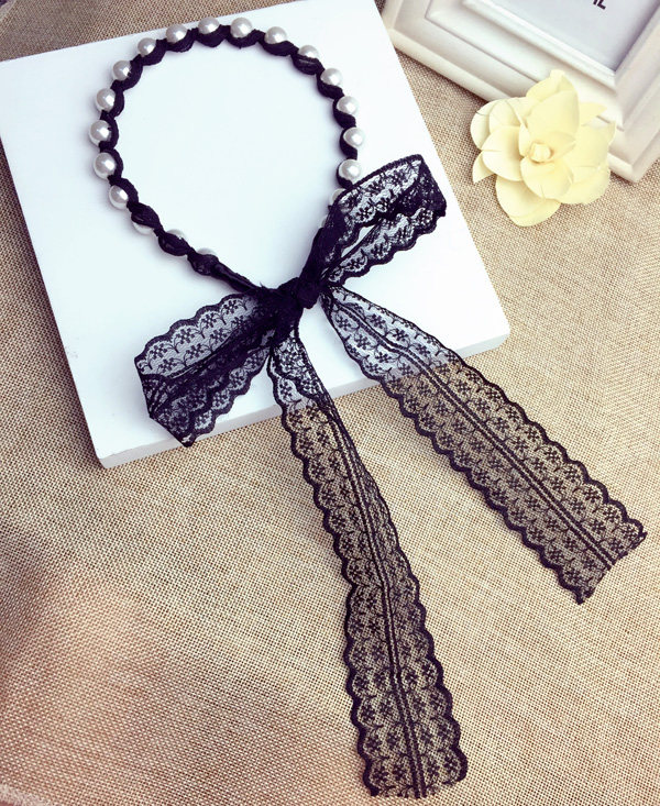 Accessoire coiffure en dentelle - Ref 1199567 Image 9