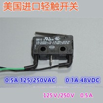 US imported gold-plated high-precision fast Touch Mouse power normally open normally closed micro 0 5A signal switch