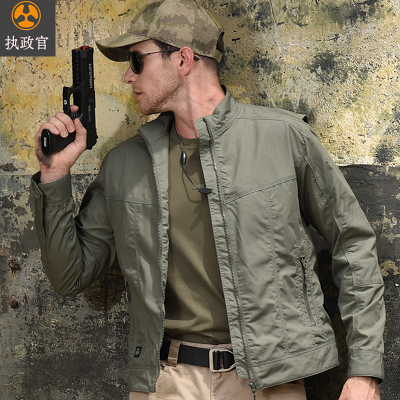 The Ruling Officer Tactical Jacket Male Spring Fall Collar for the Outdoor Army Jacket Special Soldier Pilot Submachine Clothing 