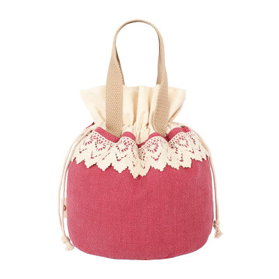 Freshener Chrysanthemum Bouquet Boxed Lunchbag Tricolour Patched Programming Stripe Handbag Makeup Bag Minimalist Casual Hand Carry Bag