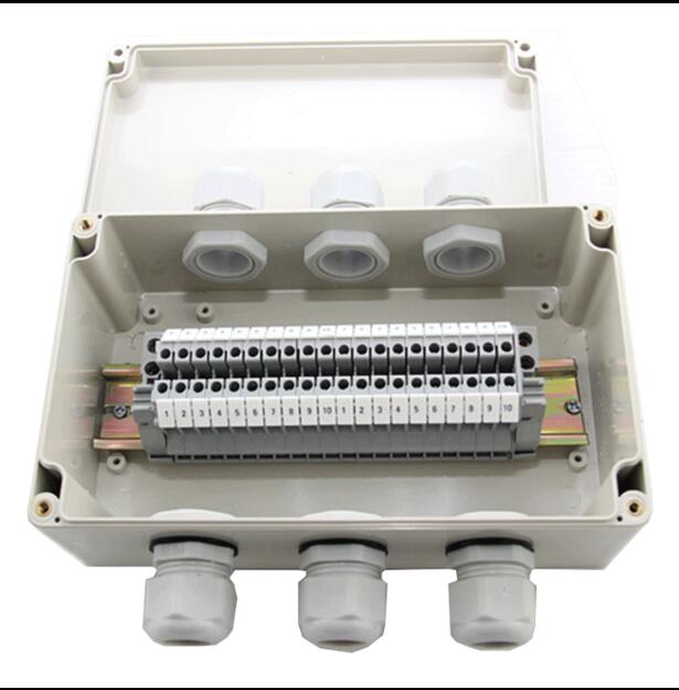 Outdoor waterproof junction box with terminal plastic waterproof box outdoor monitoring junction box weak current terminal box power box