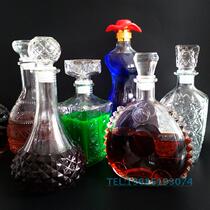 A pound of wine bottles decorative ornaments Foreign wine bottles Red wine empty bottles 500-1000ml home-brewed 3