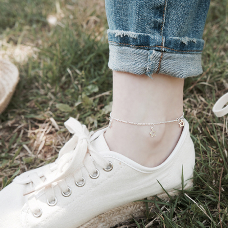 Bracelet de cheville Femme OTHER   en Argenterie - Ref 3103218 Image 4