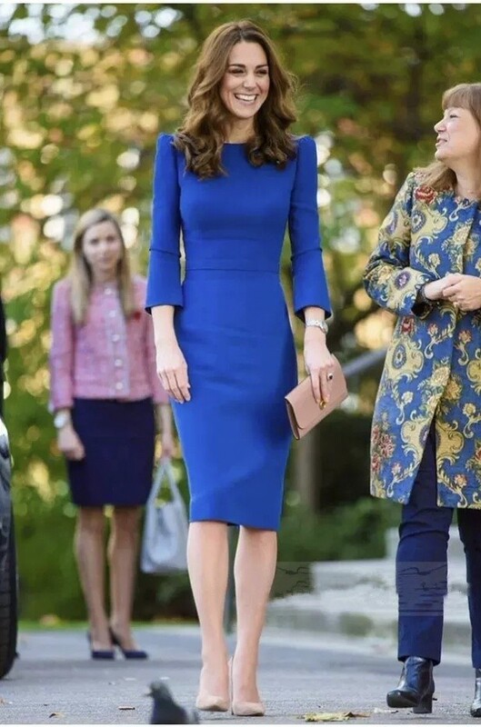 Princess Kate's Same Style Dress for Summer, Fashionable Commuter Ol Professional Dress, Ruffle Sleeves, White-Collar Ol Lady, Slimming Summer Dress