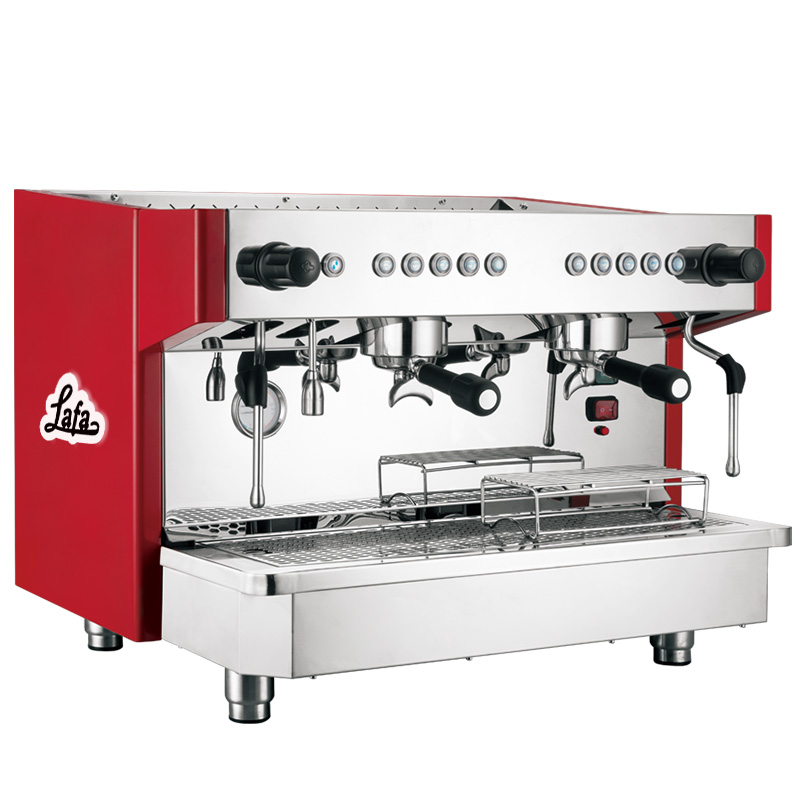 Coffee machine Double-head semi-automatic lafa commercial cafe equipment Italian professional coffee rotary vane pump steam