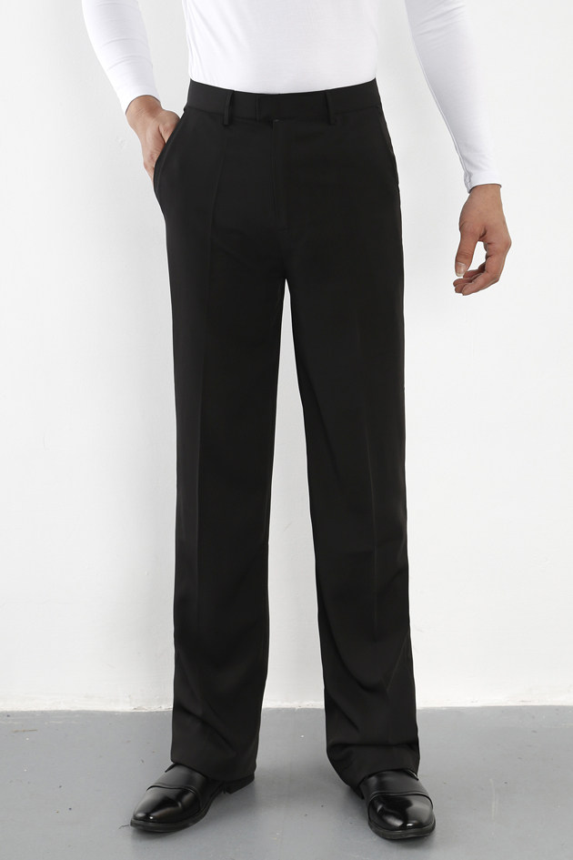 Boy pants front and rear pocket pants national dance Latin dance square dance dance pants practice dance pants