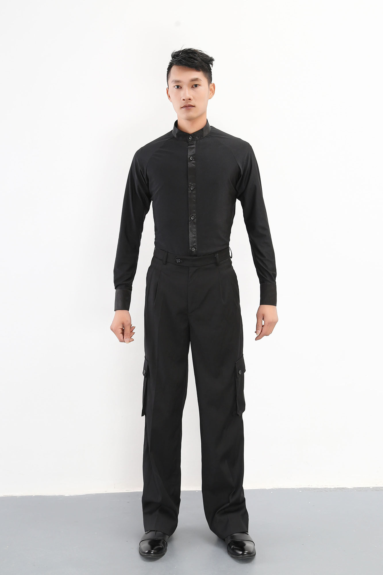 Men and Women Latin Dance Modern Dance National Dance Costume Concert Dance Costume Costume Long Sleeve