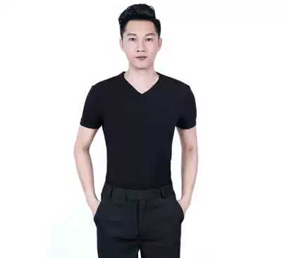 Men's Latin dance clothes Latin modern dance clothes National standard dance clothes Latin dance social dance competition clothes Dance tops