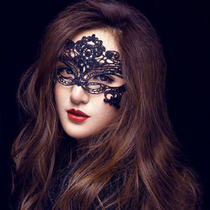 Hairpin adult mask Prom princess female party Lace blindfold Sexy sex stockings Bar makeup matching