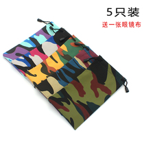 Sun glasses bag fans color childrens glasses cloth bag drawstring large sunglasses storage bag mens and womens simple bag