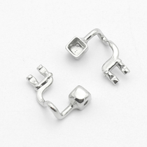 Glasses nose rest bracket double pin screw nose pad accessories metal support frame can be equipped with silicone airbag nose pad