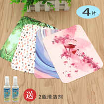 In a hurry that year glasses cloth boys and girls hipster personality microfiber imitation suede mobile phone screen cleaning cloth