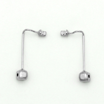 Glasses accessories nose pad bracket insert type embedded metal wine glass frame frame screw nose pad support rod