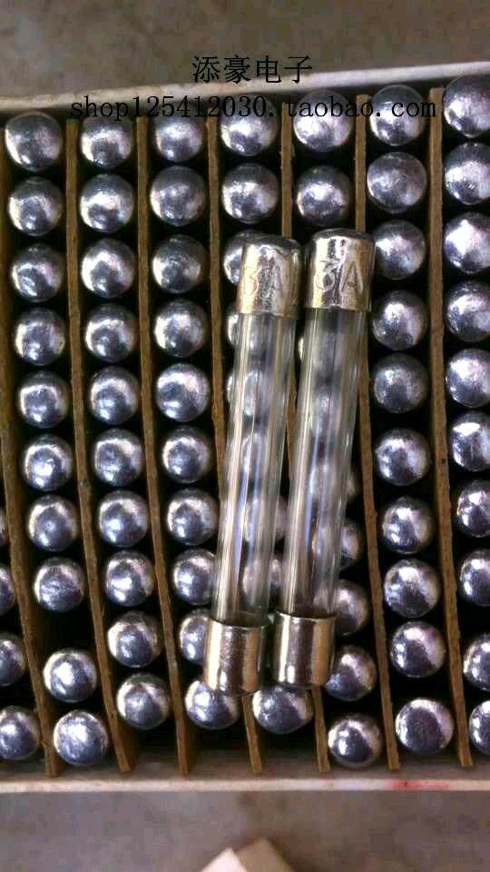 Flat-head fuse pipe 3A flat head fuse pipe 3A 6 5 * 45