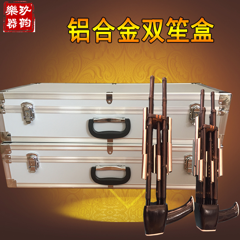 Tinh chế cao cấp chuyên nghiệp 笙 hộp nhôm đôi 笙 hộp nhạc cụ đơn 笙 hộp 笙 túi nhạc cụ hành lý phụ kiện nhạc cụ - Phụ kiện nhạc cụ túi đựng đàn