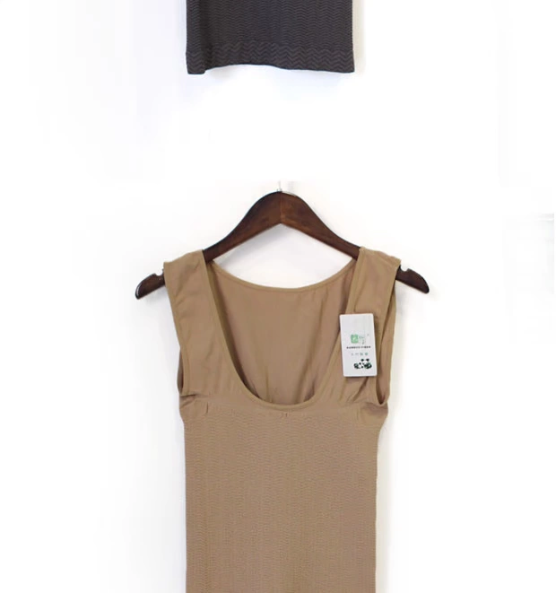 Đơn đặt hàng Nhật Bản sợi tre hỗ trợ ngực Phụ nữ đồ lót nhiệt cơ thể vest vest Giảm béo corset cơ thể định hình đồ lót