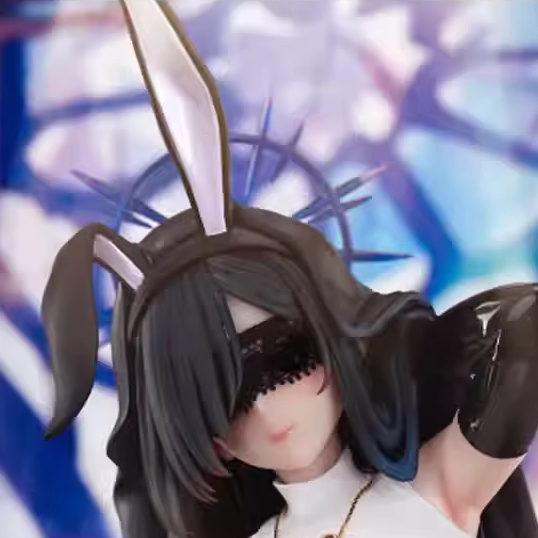 Brand New in Stock Bearpanda Rabbit Nest Black Nun Chasing Eyes Temperature-Sensitive Paint 1/4 Scale Official Figure