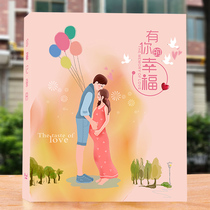 Maternity inspection data storage book Pregnancy B ultrasound examination list collection book Pregnant womens test list File bag folder shake sound