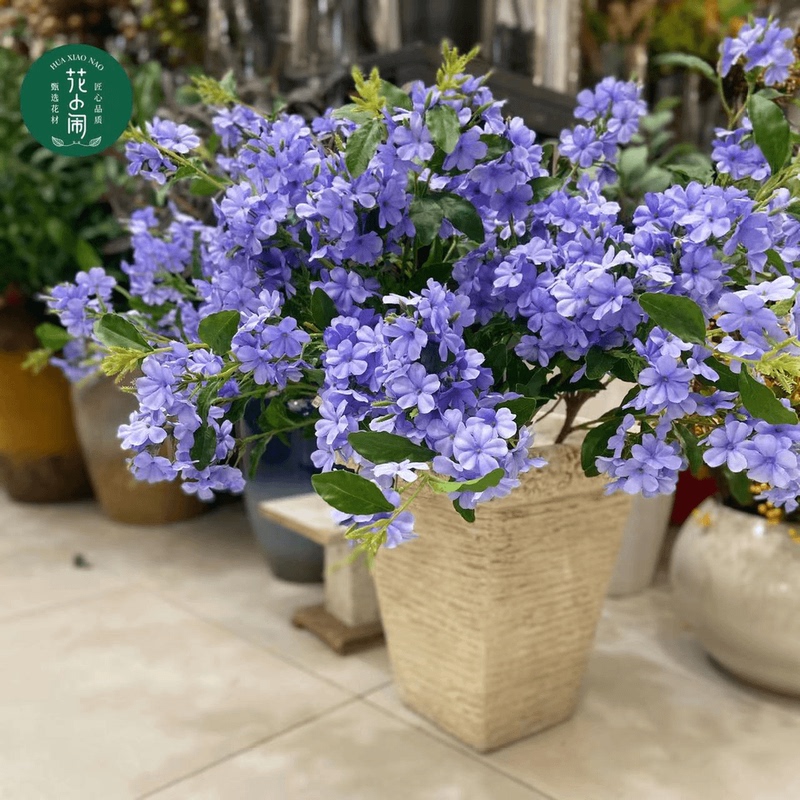 Hua Xiaonao【Blue Snowflake】Dreamy Blue-Purple Series Blue Snowflake Artificial Flower Fairy Photo Prop Quality Selection