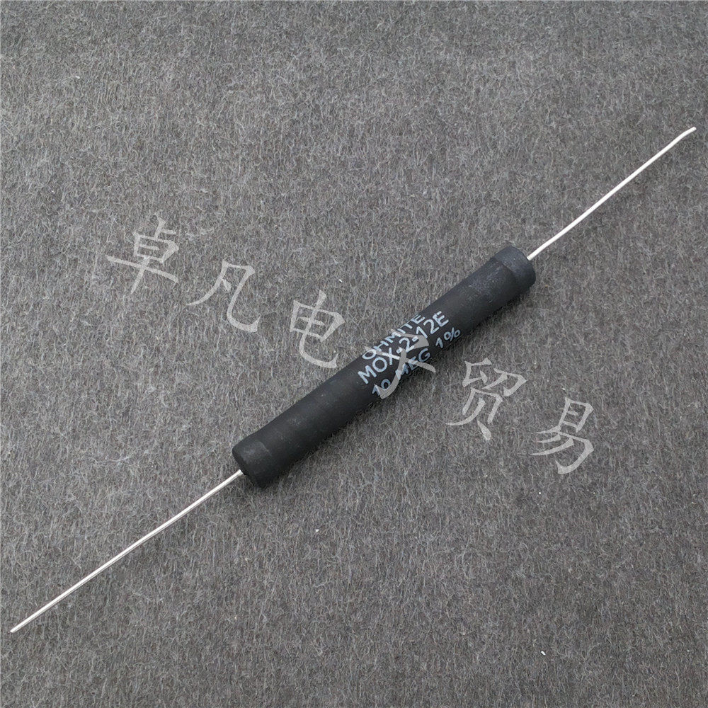 Made in Mexico OHMITE 10M 5W 20KV High Voltage Resistant Thick Film Resistor MOX-2-12E