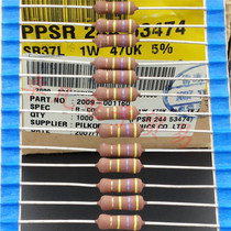 Korean PILKOR SR37L 470K 1W 7KV high voltage resistance Philips thick film resistance