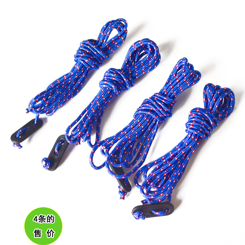 New standard for outdoor camping! tough and durable windproof rope set 🏕️ 💪