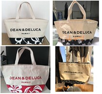 Spot DEANDELUCA 2019 popular limited Fuso pattern pineapple canvas bag shopping bag