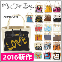 Spot 2016 new work My Other Bag Hollywood star street shot Canvas Bag Wild shoulder Bag
