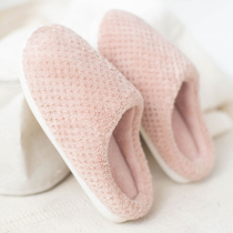 Cotton slippers winter home indoor floor slippers soft bottom home silent non-slip thick silent couple mens slippers