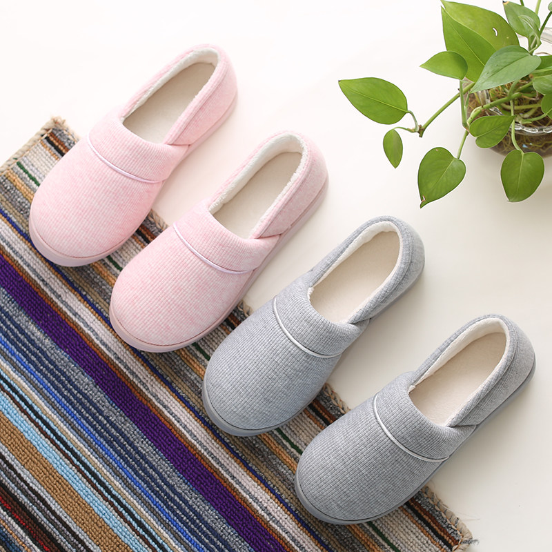 Winter months Sub-shoes Soft bottom Maternity bag heel Moon Slippers Autumn winter indoor postpartum slippers Thickened Warm Pregnant Women Shoes