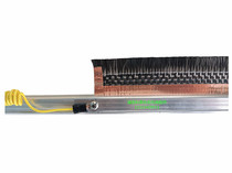 Electrostatic brush Carbon fiber conductive electrostatic brush de-electrostatic printing machine composite machine slitting machine film Paper static