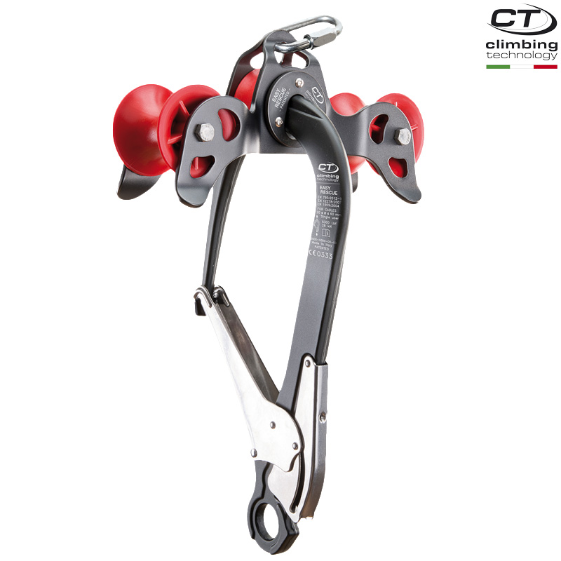 Italian CT Climbing Technology EASY RESCUE CABLEWAY CABLE CAR RESCUE PULLEY