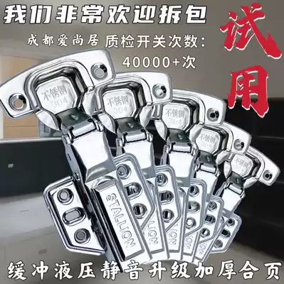 Buffer hydraulic damping hinge 304 stainless steel hinge hardware folding spring Aircraft Hinge integral cabinet door half cover