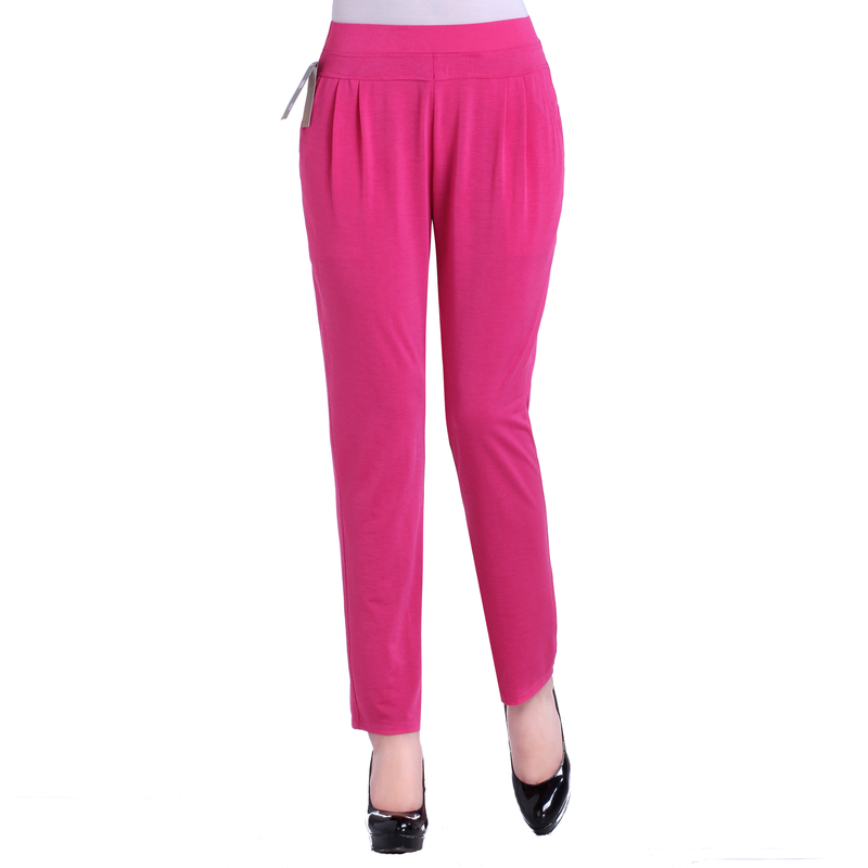 Mẹ trung niên mùa thu mới ra ngoài mặc quần legging nữ phần mỏng mùa xuân và mùa thu quần nữ chân quần quần cạp cao quần cỡ lớn thời trang trung niên nữ cao cấp 