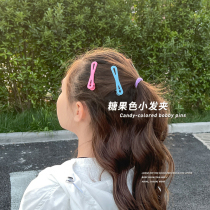 (5 18 10:00 new product on the New) Fried chicken nice candy-colored small hairpin ~