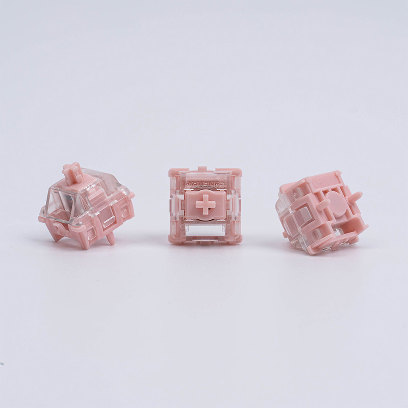 Вал 佳达隆粉玉轴电磁触发粉色磁玉轴可调节键程机械键盘开关wooting