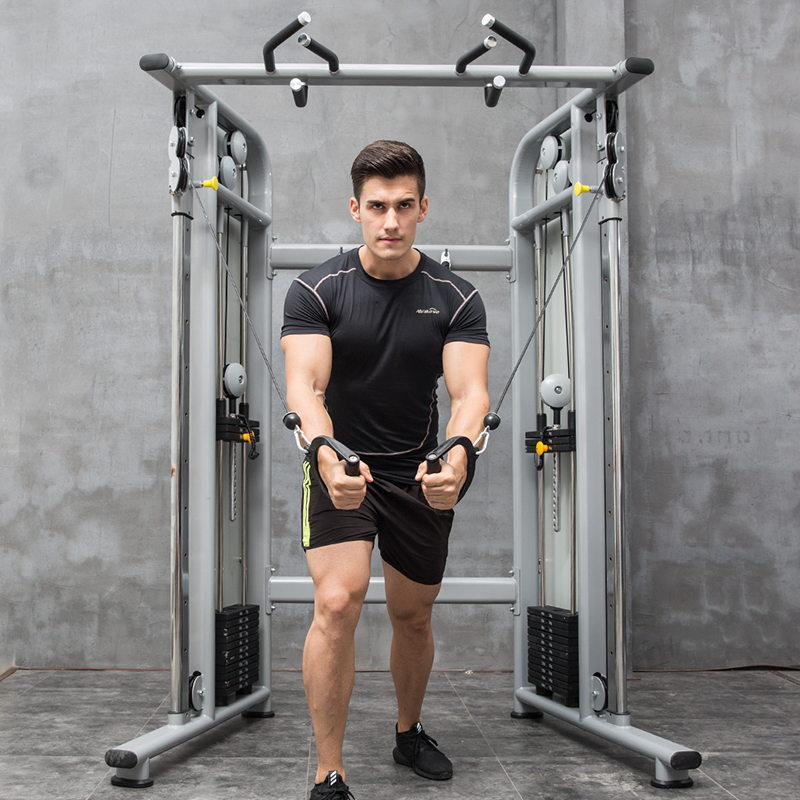 Research and development of small bird comprehensive training instrument Longhen door strength training suite combined multi-function fitness equipment household