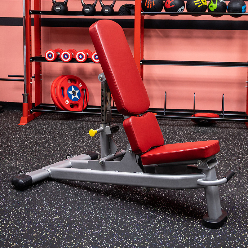 Yu Long multifunction adjustable practice chair abdominal muscle plate supine and sitting plate sleeper bench dumbbells stool fitness equipment