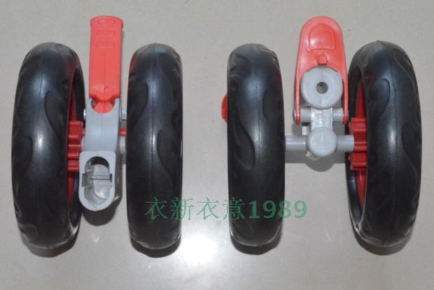 Trolley umbrella handle baby baby carrier folding cart rear wheel foaming damping wheels Bamboo Carts Wheels Universal Wheels Accessories