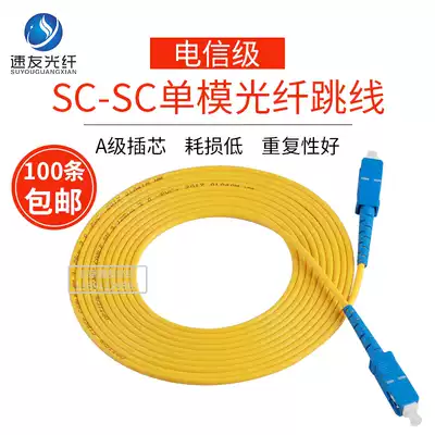 Speed Ho Telecom Class Single-Mode Fiber Patch Cord SC-SC-FC-FC-LC-LC Pigtail 5 M 10 m 20 m Jump Fiber
