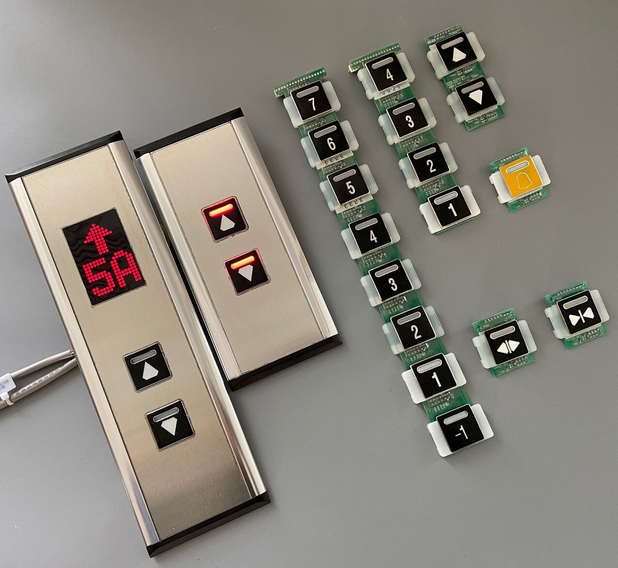 Tonli 3000K-DELTA single joint duplex four-link button plate tone-force black character sheet KONE7000