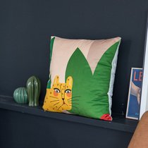 Abstract Geometry Nordic suede Nordic flannel Pillow Waist Pillow Living-room Sofa Cushions Leaning Against Ram Bedroom Bedside Chair Backrest