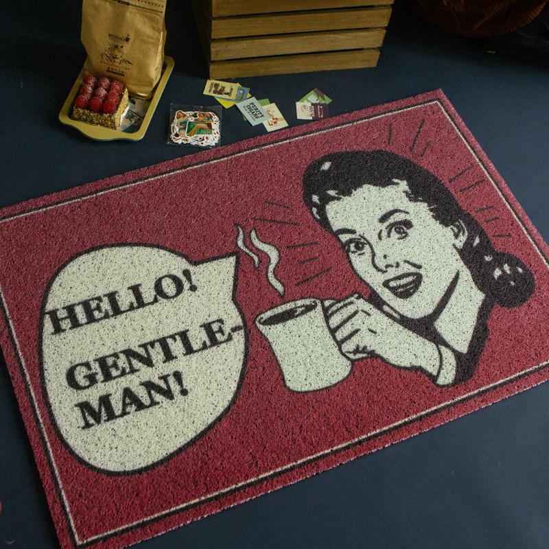 Original American cartoon doormat Doormat Doormat home Entrance Door Silk Ring Ground Mat Non-slip PVC Door Mat