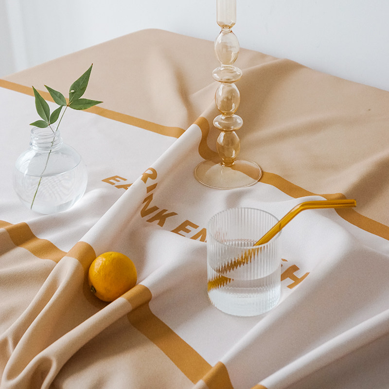 Simply Nordic Water-resistant pure color tablecloth household tableflag red in tablecloth thickness tablecloth