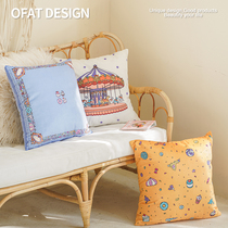 An orange candy park adorable with pillow cushions for girls sleeping in winter bed sofas sitting room cushions car in car