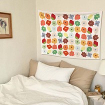 Cute cartoon hanging painting tapestry meter box file cloth background cloth bedroom porch decorative painting wall carpet