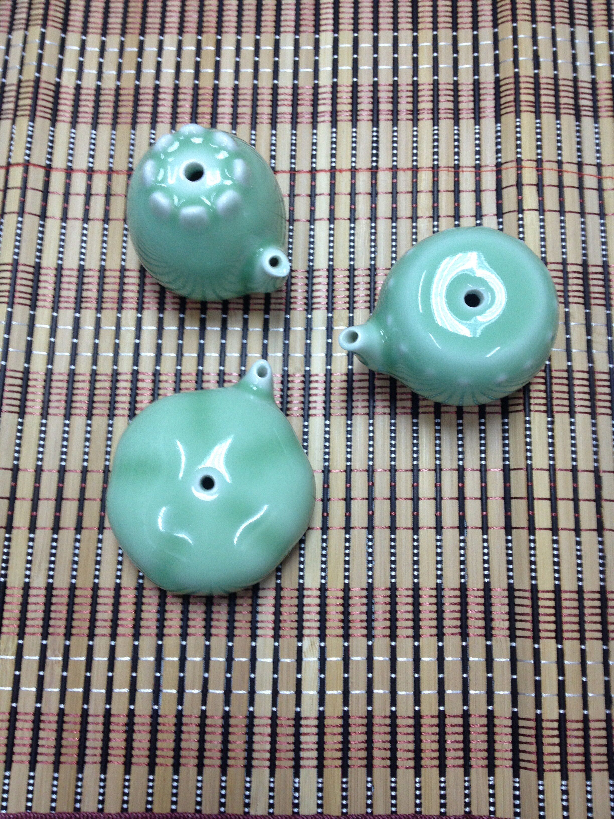 Dragon Springs Green Porcelain Water Drop
